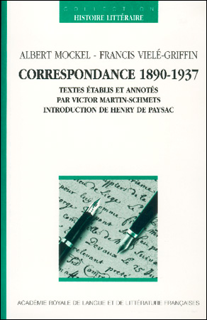 Correspondance 1890-1937