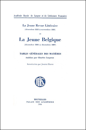 La légende de La Jeune Belgique