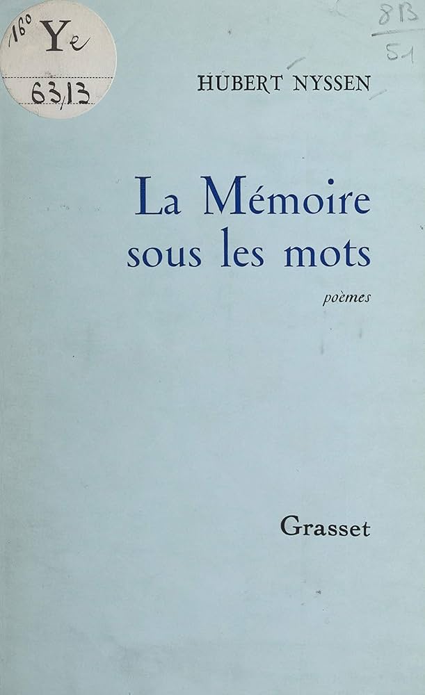 La mémoire sous les mots