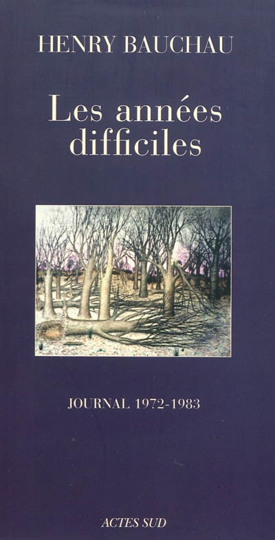 Les années difficiles : Journal : 1972-1983