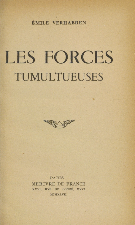 Les forces tumultueuses