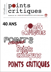 Points critiques - 379  - janvier-février 2019  - 40 ans de Points critiques
