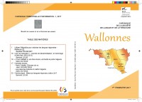 Wallonnes - 1  - 2017  - 1er trimestre 2017