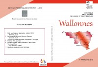 Wallonnes - 4  - 2016  - 4e trimestre 2016
