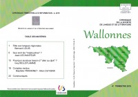 Wallonnes - 4  - 2015  - 4e trimestre 2015