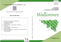 Wallonnes - 3 -2015  - 3e trimestre 2015