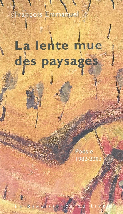 La lente mue des paysages : poésie 1982 – 2003