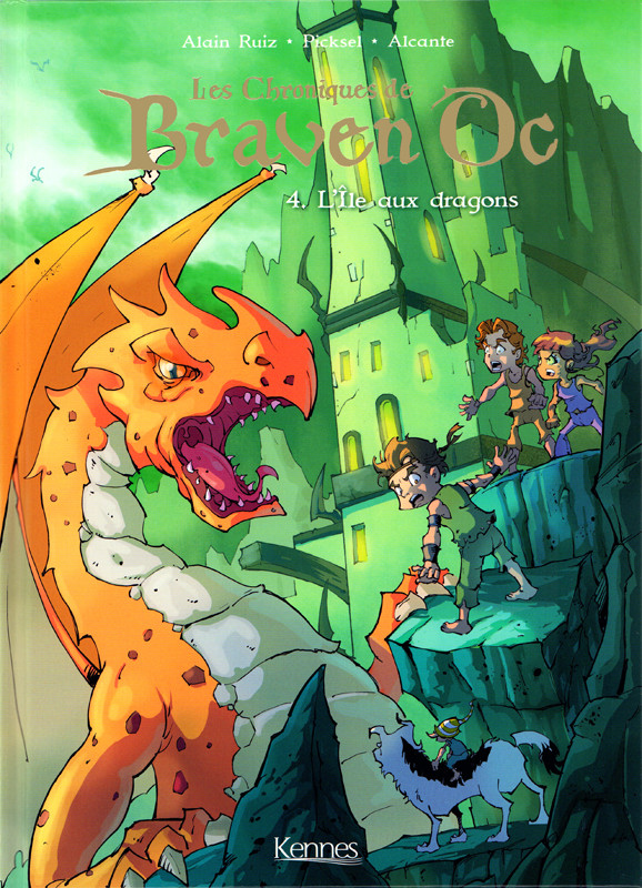 Les chroniques de Braven Oc (tome 4) : L'île aux dragons
