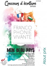 Francophonie vivante - 2  - 2018  - Atout prix