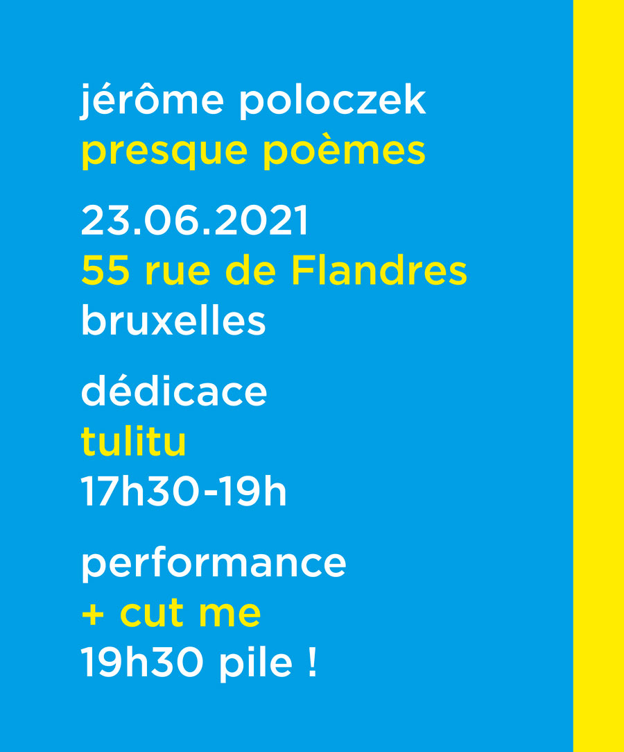 Dédicace et performance de Jérôme Poloczek