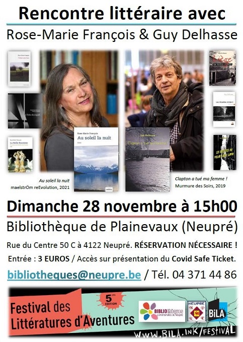 Rencontre littéraire avec Rose-Marie François & Guy Delhasse