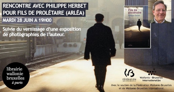 Rencontre avec Philippe Herbet à la Librairie Wallonie-Bruxelles