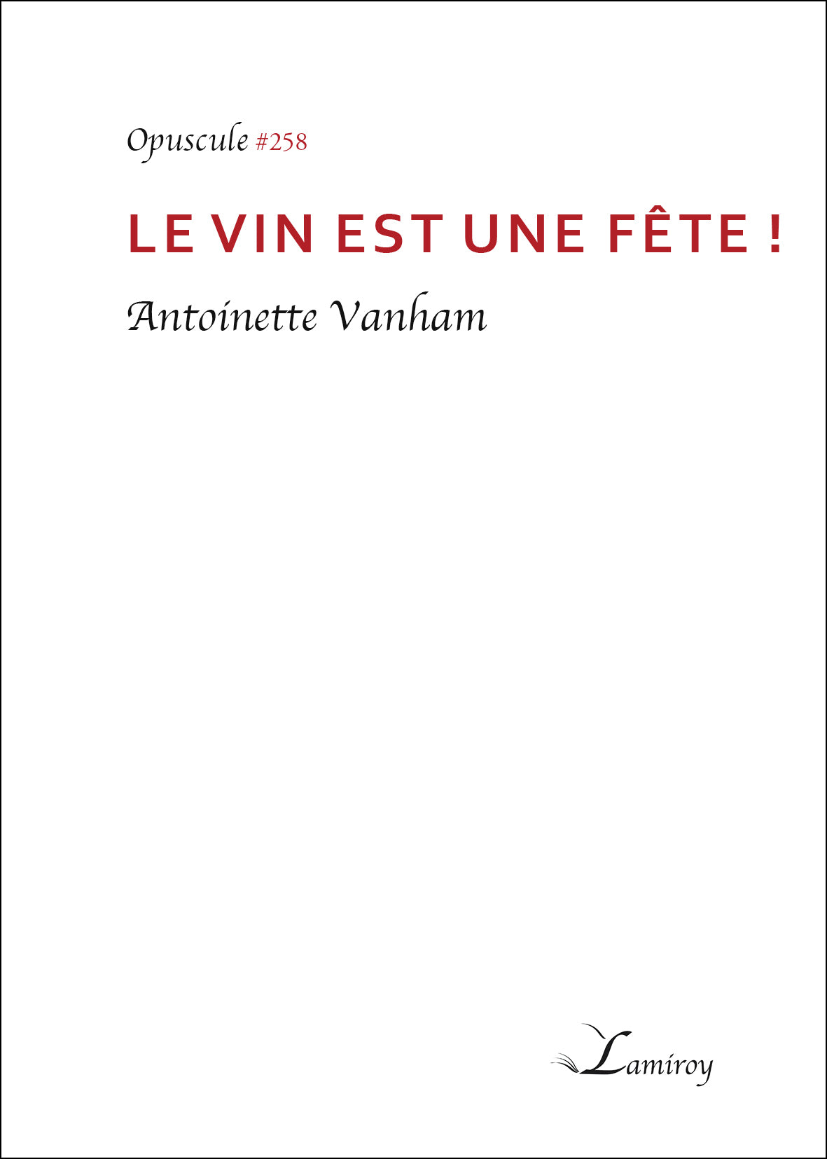 Le vin est une fête !