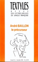 Textyles : Revue des lettres belges de langue française