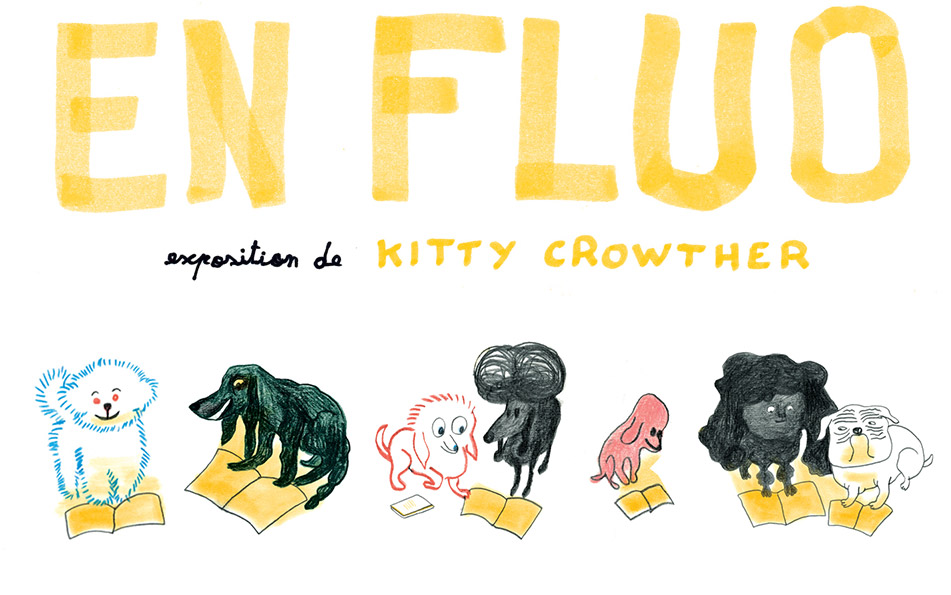 Exposition : « En fluo » par Kitty Crowther au Centre culturel de Huy