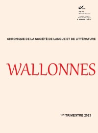 Wallonnes - 1 -2023  - 1er trimestre 2023