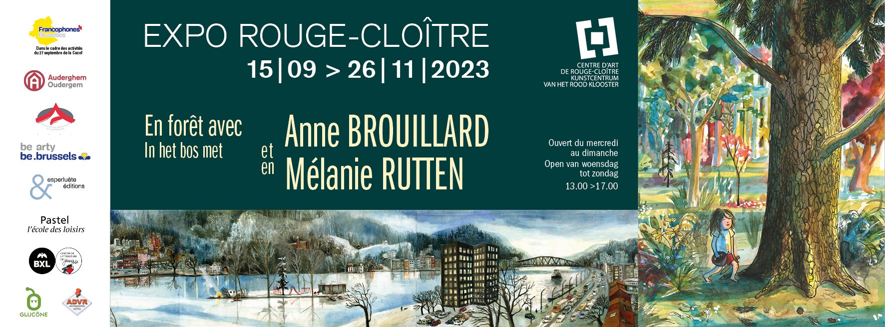Exposition : « En forêt » avec Anne Brouillard et Mélanie Rutten