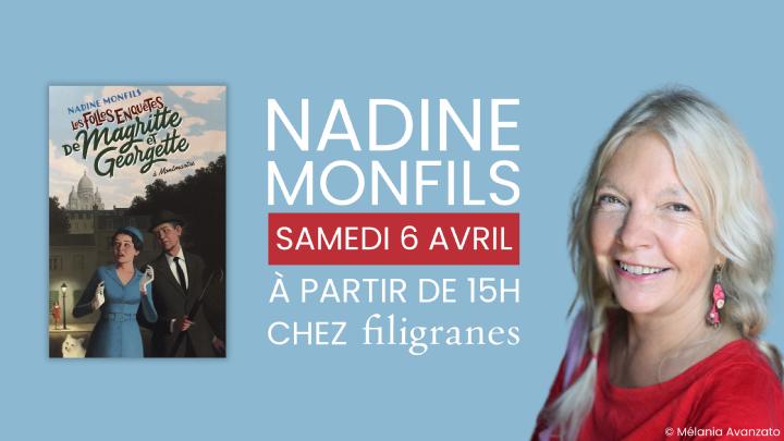 Nadine Monfils en dédicace
