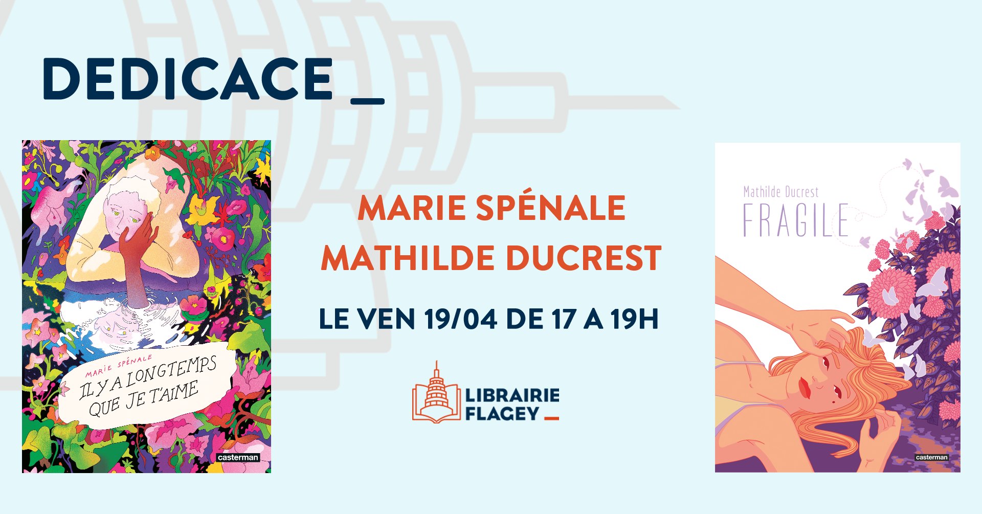 Double dédicace : Marie Spénale et Mathilde Ducrest