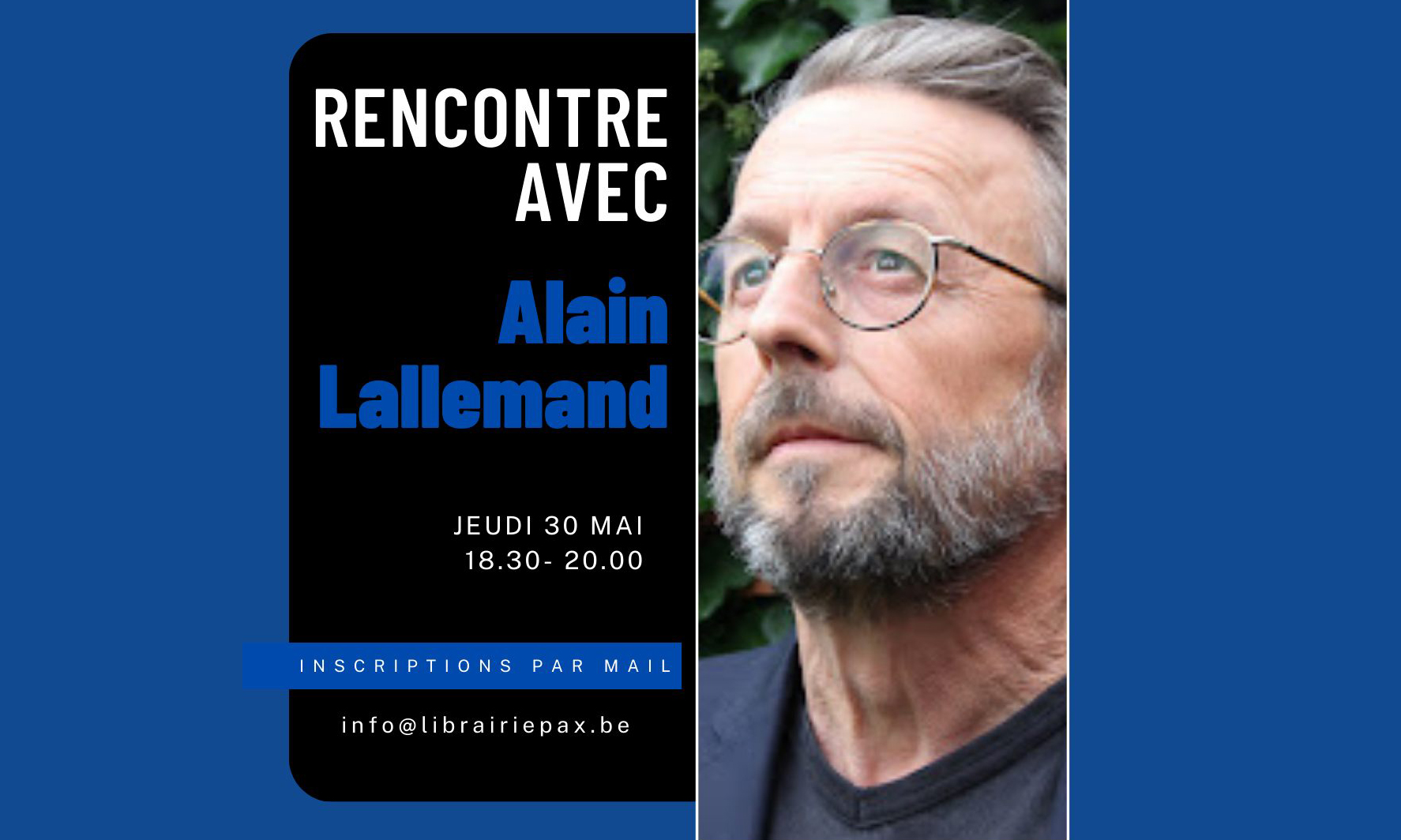 Rencontre avec Alain Lallemand chez Pax