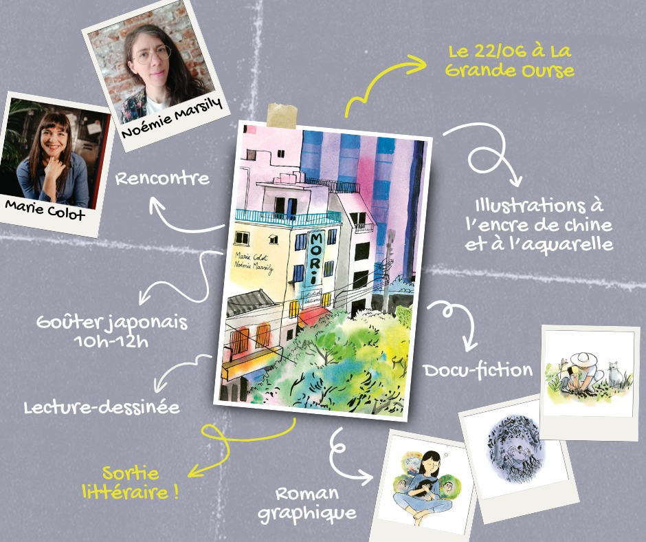 Lecture-dessinée avec Noémie Marsily et Marie Colot