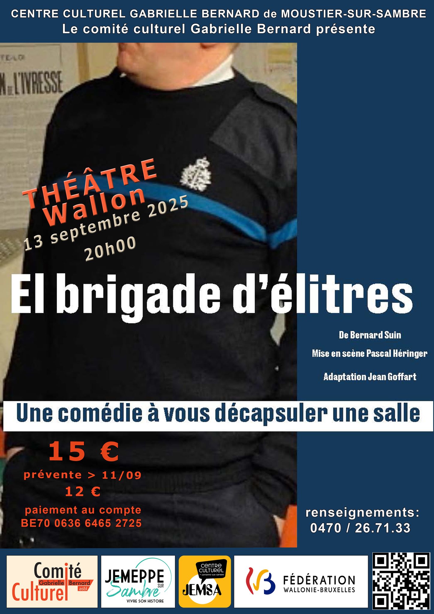 Théâtre wallon : Èl brigade d'élitres