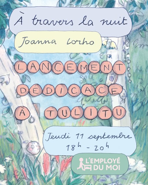 Dédicace de Joanna Lorho chez Tulitu