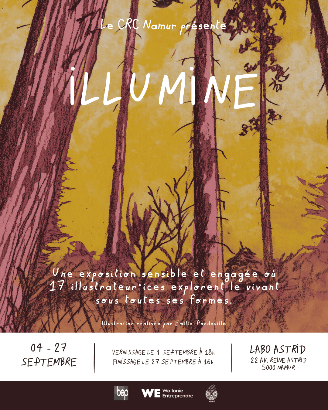Exposition Illumine au CRC de Namur