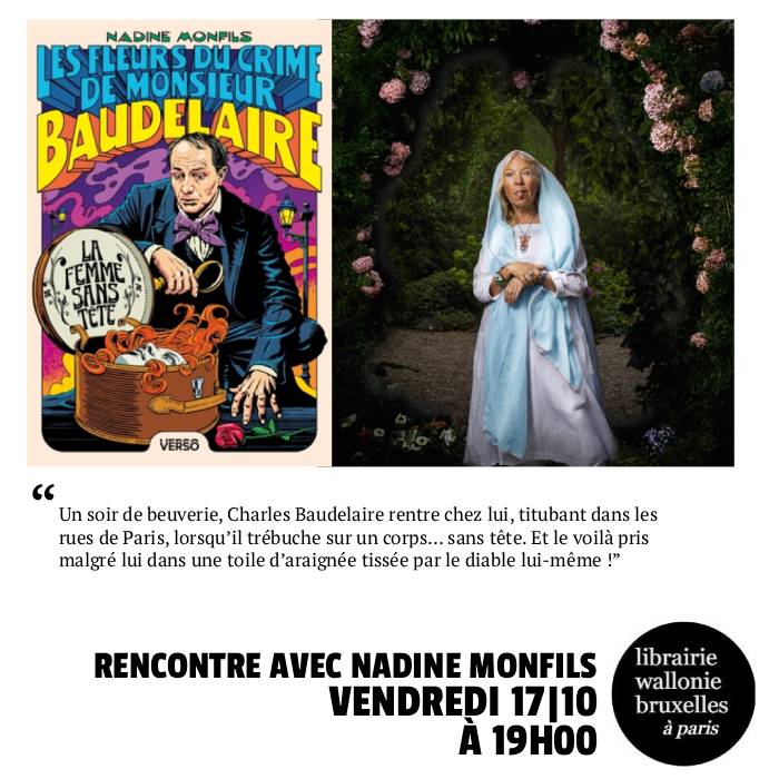 Rencontre avec Nadine Monfils pour son nouveau roman (Éd. Verso)