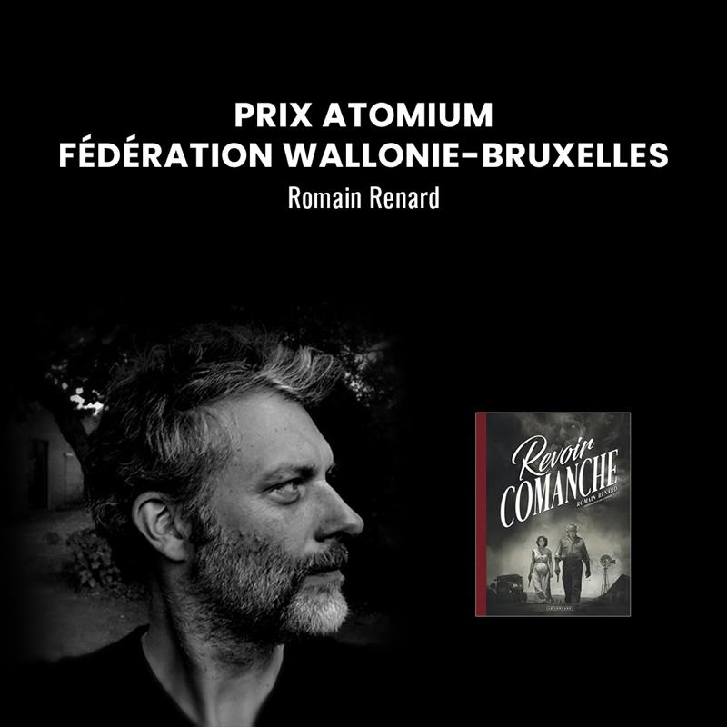 Romain Renard reçoit le Prix Atomium Fédération Wallonie-Bruxelles