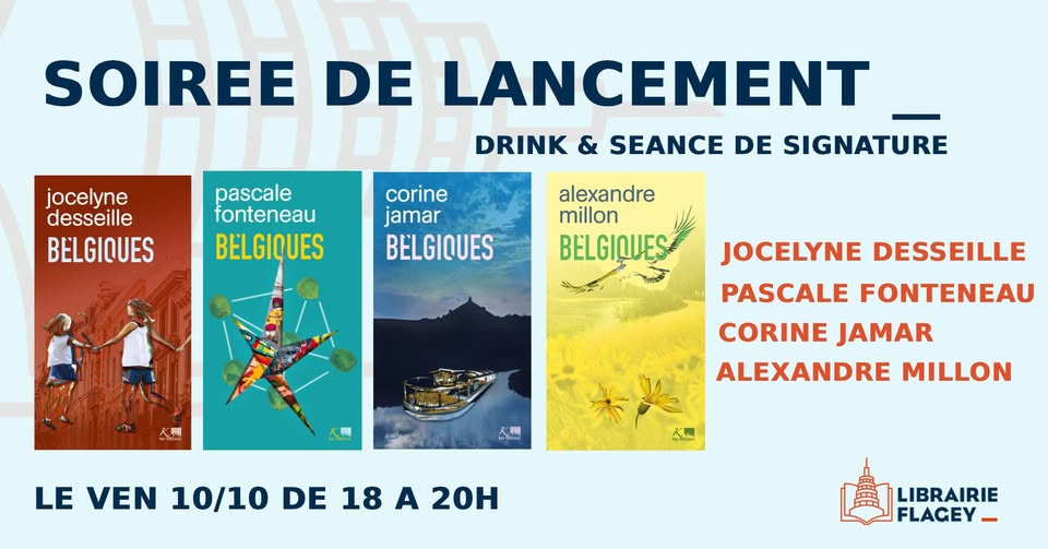 Soirée de lancement de 4 nouveaux titres de la collection « Belgiques »