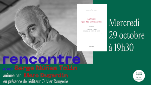 Serge Núñez Tolin chez A Livre Ouvert