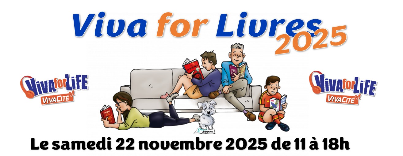 Événement Viva for Livres 2025 au profit de Viva for Life
